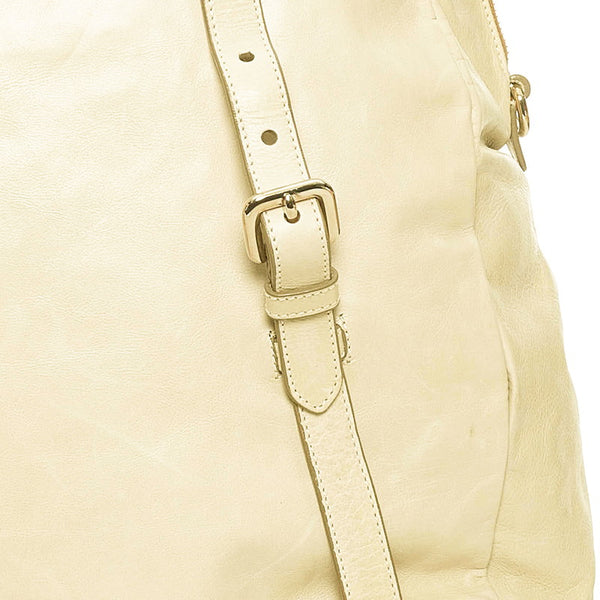 プラダ トートバッグ ホワイト レザー レディース PRADA 【中古】