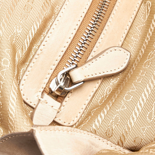 プラダ トートバッグ ホワイト レザー レディース PRADA 【中古】