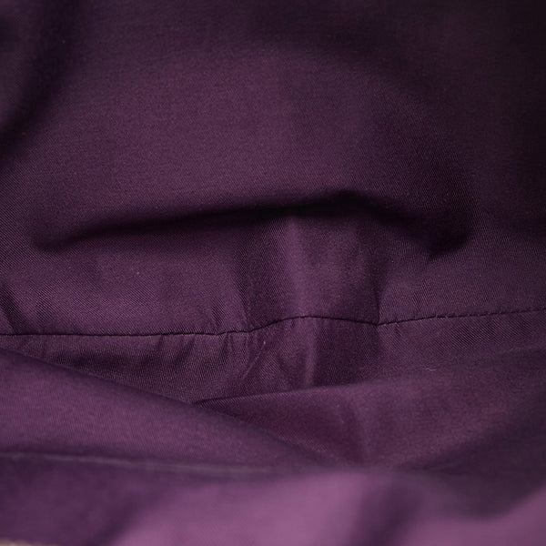 グッチ ホースビット 型押し ショルダーバッグ 145764 パープル レザー レディース GUCCI 【中古】