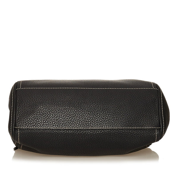セリーヌ ハンドバッグ ブラック レザー レディース CELINE 【中古】