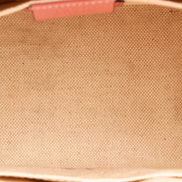 グッチ GGリボン ハンドバッグ ショルダーバッグ 2WAY 443089 ピンク レザー レディース GUCCI 【中古】