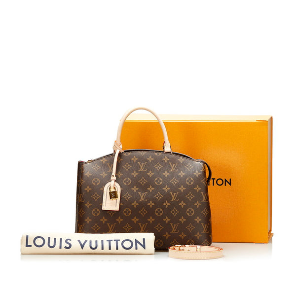 ルイ ヴィトン モノグラム グラン パレMM ハンドバッグ ショルダーバッグ 2WAY M45898 ブラウン PVC レザー レディース LOUIS VUITTON 【中古】