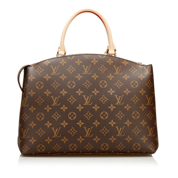 ルイ ヴィトン モノグラム グラン パレMM ハンドバッグ ショルダーバッグ 2WAY M45898 ブラウン PVC レザー レディース LOUIS VUITTON 【中古】