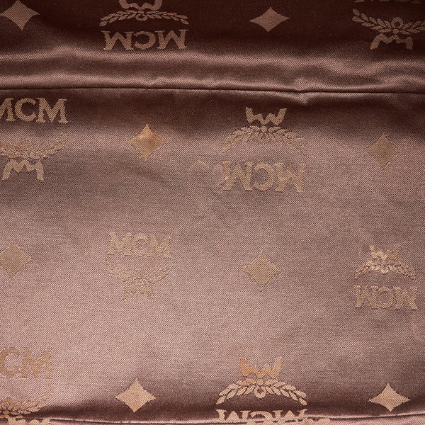 エム シー エム ヴィセトス ハンドバッグ ショルダーバッグ 2WAY ベージュ レザー レディース MCM 【中古】