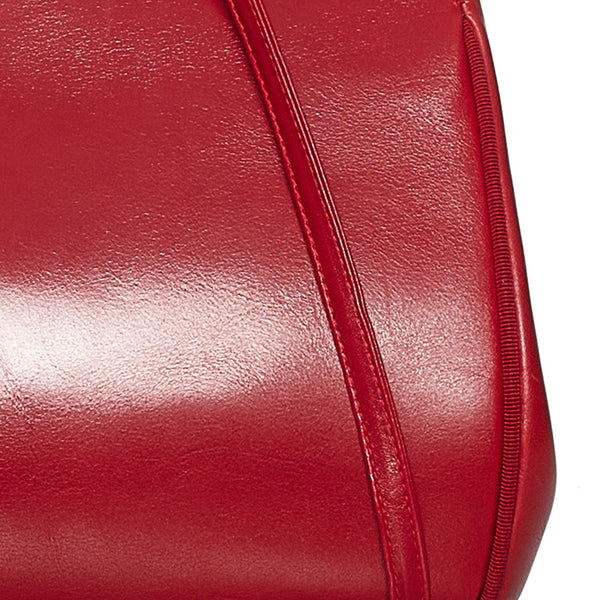 サルヴァトーレフェラガモ 斜め掛け ショルダーバッグ AN21 3111 レッド レザー レディース Salvatore Ferragamo 【中古】