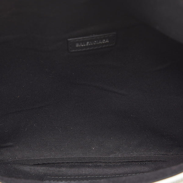バレンシアガ ボディバッグ ウエストバッグ 552376 ホワイト レザー レディース BALENCIAGA 【中古】