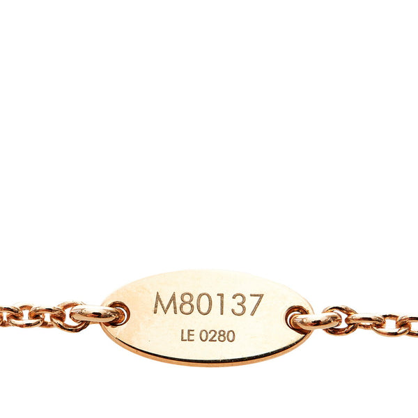 ルイ ヴィトン コリエ エセンシャルV ネックレス M80137  ローズゴールド 真鍮 レディース LOUIS VUITTON 【中古】