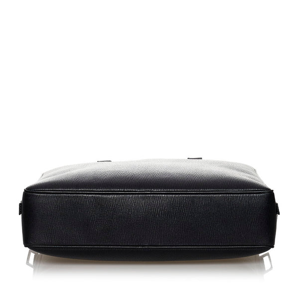 サルヴァトーレフェラガモ ハンドバッグ ショルダーバッグ 2WAY EO-24 7201 ブラック レザー メンズ Salvatore Ferragamo 【中古】