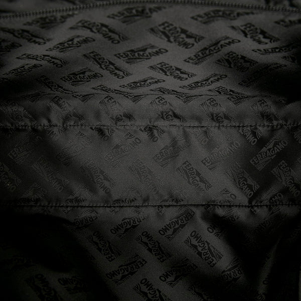 サルヴァトーレフェラガモ ハンドバッグ ショルダーバッグ 2WAY EO-24 7201 ブラック レザー メンズ Salvatore Ferragamo 【中古】