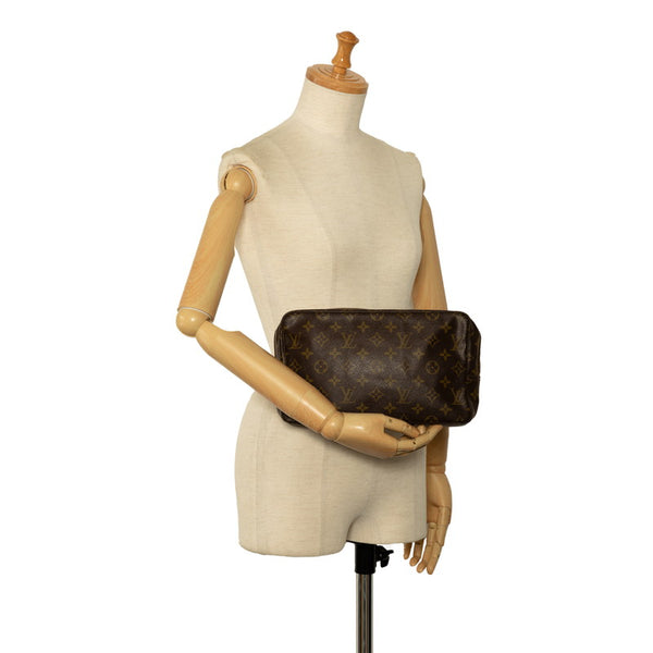 ルイ ヴィトン モノグラム トゥルーストワレット 28 セカンドバッグ クラッチバッグ M47522 ブラウン PVC レディース LOUIS VUITTON 【中古】