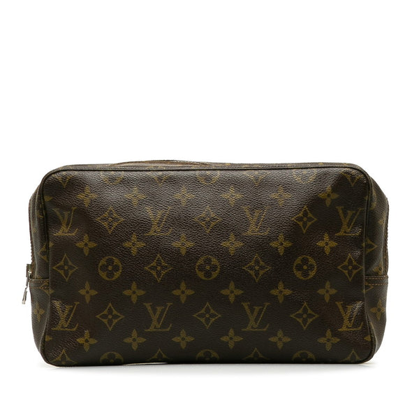 ルイ ヴィトン モノグラム トゥルーストワレット 28 セカンドバッグ クラッチバッグ M47522 ブラウン PVC レディース LOUIS VUITTON 【中古】