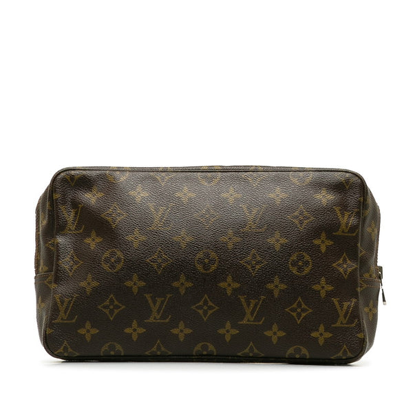 ルイ ヴィトン モノグラム トゥルーストワレット 28 セカンドバッグ クラッチバッグ M47522 ブラウン PVC レディース LOUIS VUITTON 【中古】