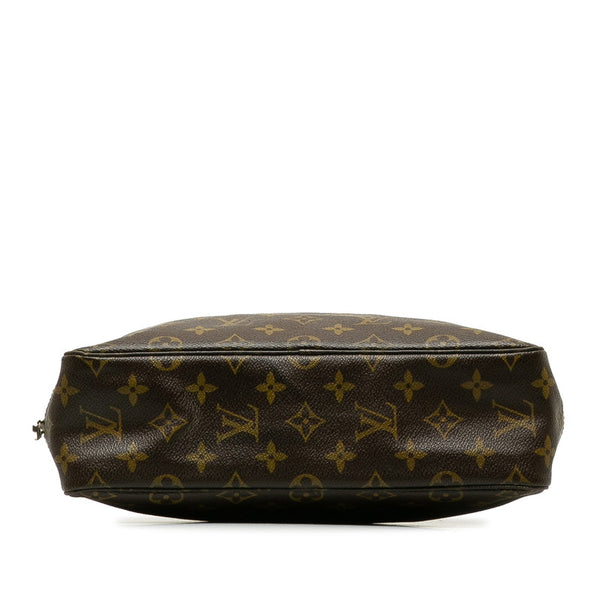ルイ ヴィトン モノグラム トゥルーストワレット 28 セカンドバッグ クラッチバッグ M47522 ブラウン PVC レディース LOUIS VUITTON 【中古】