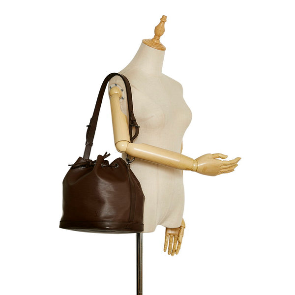 ルイ ヴィトン エピ プチノエ ショルダーバッグ M5901D モカ ダークブラウン レザー レディース LOUIS VUITTON 【中古】