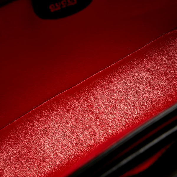 グッチ バンブー ハンドバッグ ワンショルダーバッグ 000 33 0175 ブラック レザー レディース GUCCI 【中古】