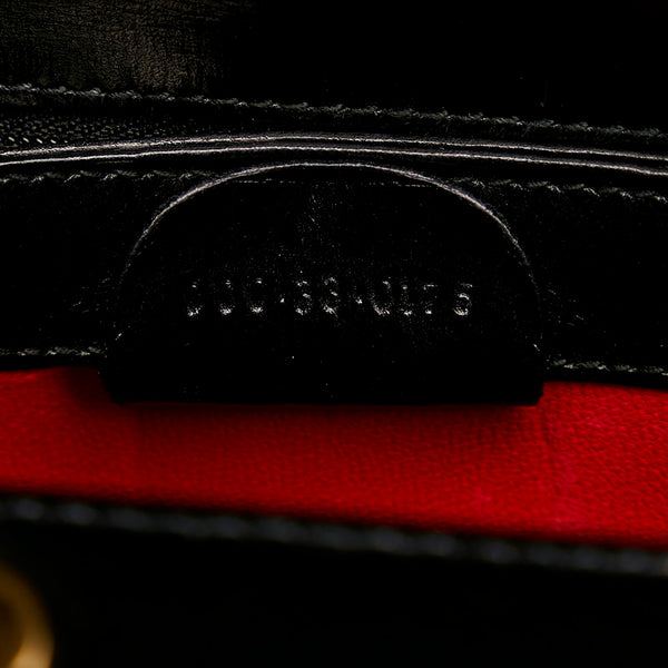 グッチ バンブー ハンドバッグ ワンショルダーバッグ 000 33 0175 ブラック レザー レディース GUCCI 【中古】