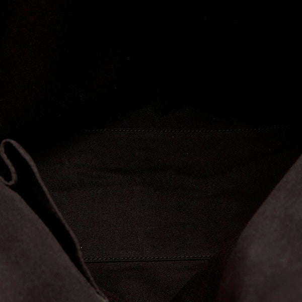 グッチ GGキャンバス シェリーライン トートバッグ 181779 ブラック キャンバス レザー レディース GUCCI 【中古】