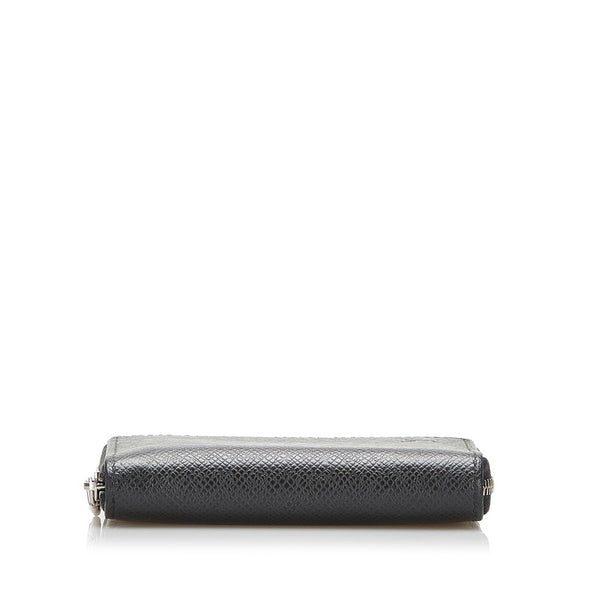 ルイ ヴィトン タイガ ジッピー ウォレット コインケース カードケース 小銭入れ M30511 ブラック PVC レザー レディース LOUIS VUITTON 【中古】
