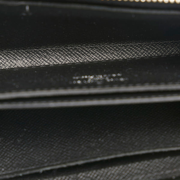 ルイ ヴィトン タイガ ジッピー ウォレット コインケース カードケース 小銭入れ M30511 ブラック PVC レザー レディース LOUIS VUITTON 【中古】