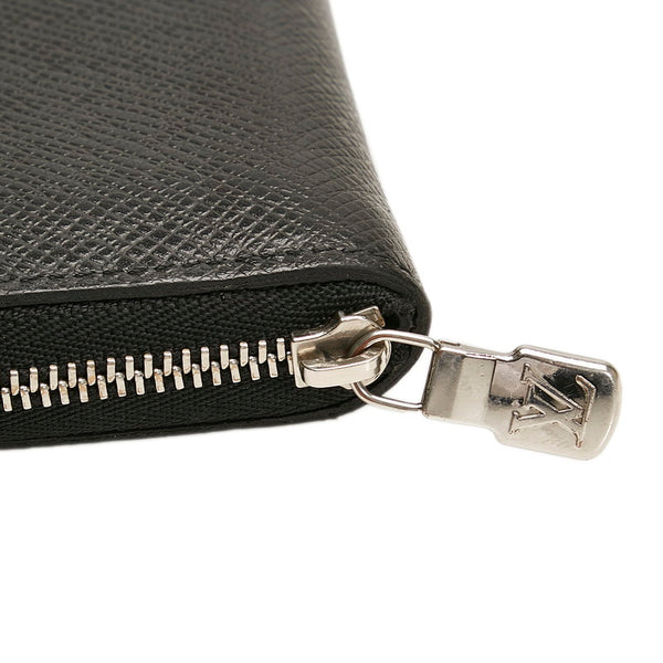 ルイ ヴィトン タイガ ジッピー ウォレット コインケース カードケース 小銭入れ M30511 ブラック PVC レザー レディース LOUIS VUITTON 【中古】