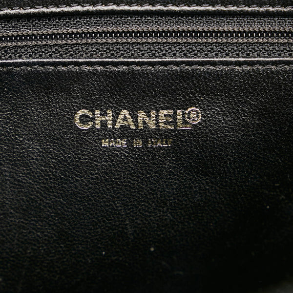 シャネル マトラッセ 復刻トート トートバッグ ブラック キャビアスキン レディース CHANEL 【中古】