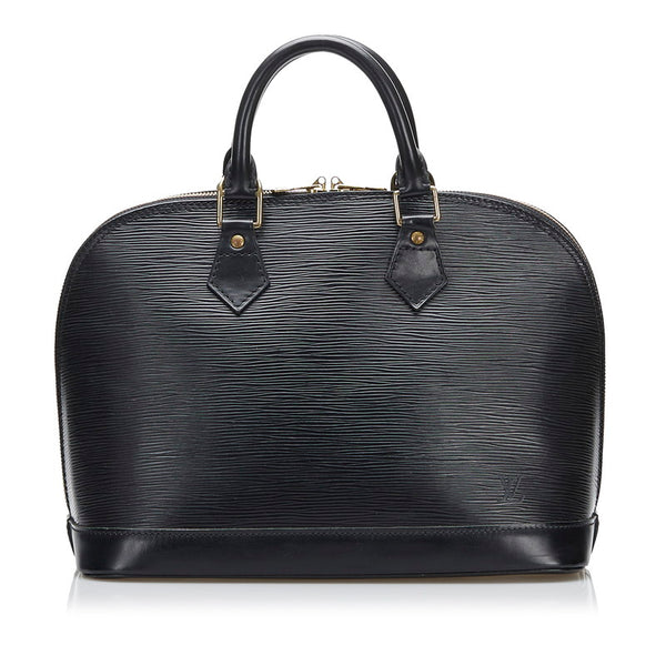 ルイ ヴィトン エピ アルマPM ハンドバッグ M40302 ノワール ブラック レザー レディース LOUIS VUITTON 【中古】