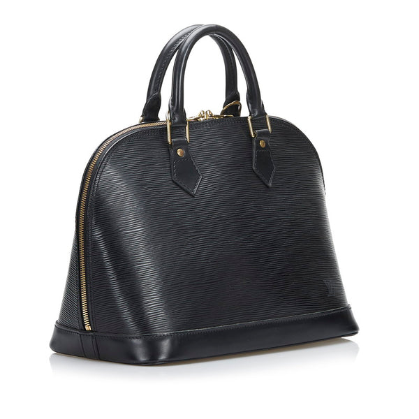 ルイ ヴィトン エピ アルマPM ハンドバッグ M40302 ノワール ブラック レザー レディース LOUIS VUITTON 【中古】