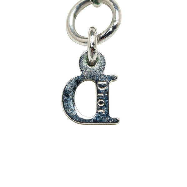 ディオール ロゴ ネックレス シルバー メタル レディース Dior 【中古】