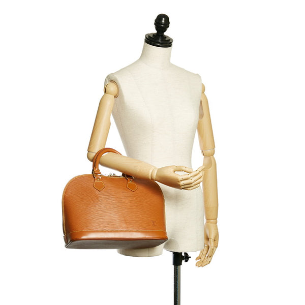 ルイ ヴィトン エピ アルマ ハンドバッグ M54148 ブラウン レザー レディース LOUIS VUITTON 【中古】