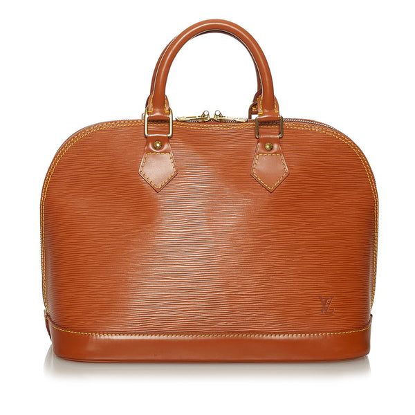 ルイ ヴィトン エピ アルマ ハンドバッグ M54148 ブラウン レザー レディース LOUIS VUITTON 【中古】