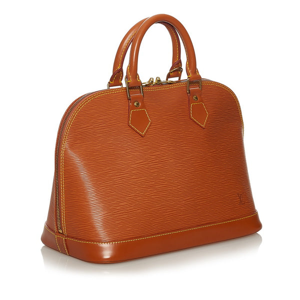 ルイ ヴィトン エピ アルマ ハンドバッグ M54148 ブラウン レザー レディース LOUIS VUITTON 【中古】