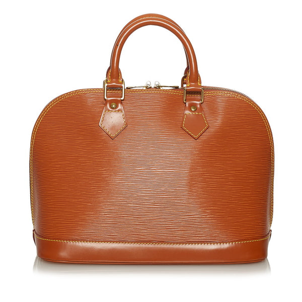 ルイ ヴィトン エピ アルマ ハンドバッグ M54148 ブラウン レザー レディース LOUIS VUITTON 【中古】