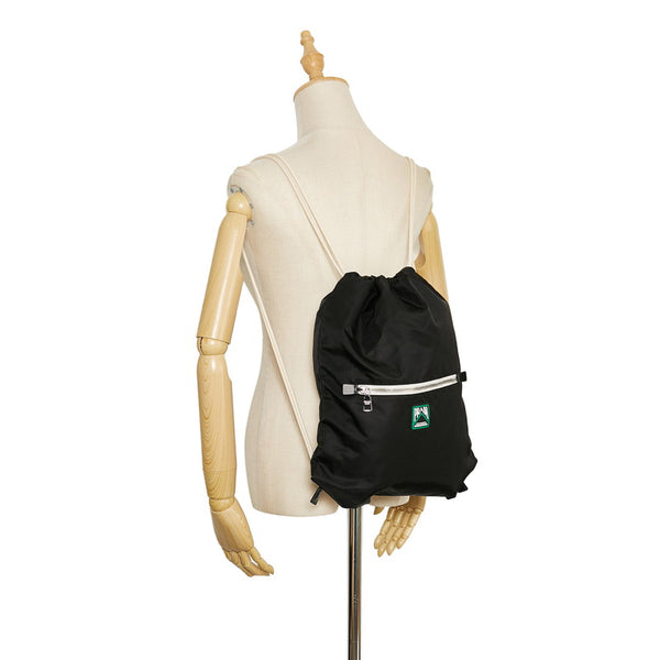 プラダ テスート リュック バックパック 2VZ030 ブラック ナイロン メンズ PRADA 【中古】