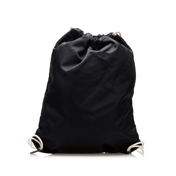 プラダ テスート リュック バックパック 2VZ030 ブラック ナイロン メンズ PRADA 【中古】
