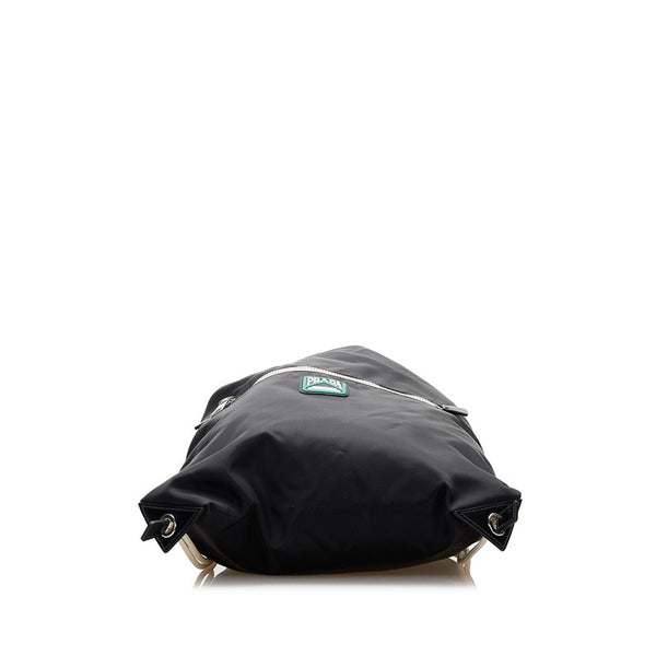 プラダ テスート リュック バックパック 2VZ030 ブラック ナイロン メンズ PRADA 【中古】