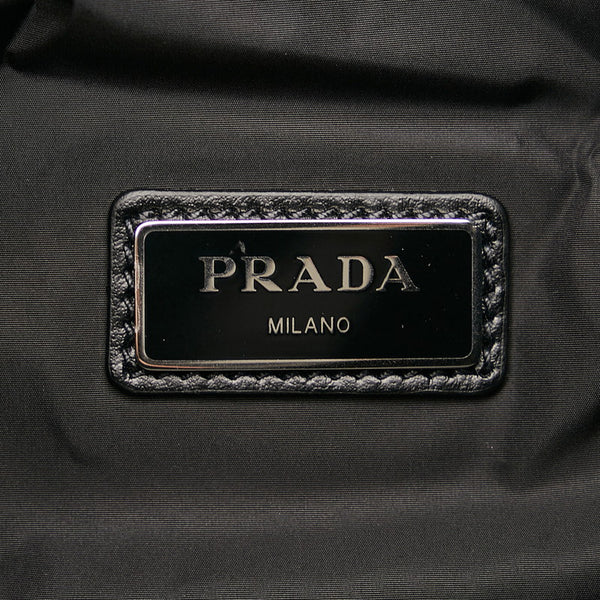 プラダ テスート リュック バックパック 2VZ030 ブラック ナイロン メンズ PRADA 【中古】
