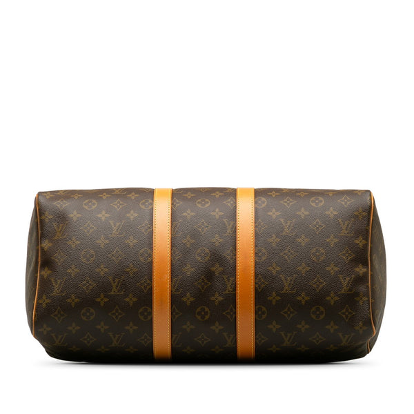 ルイ ヴィトン モノグラム キーポル 45 ボストンバッグ M41418 ブラウン PVC レザー レディース LOUIS VUITTON 【中古】