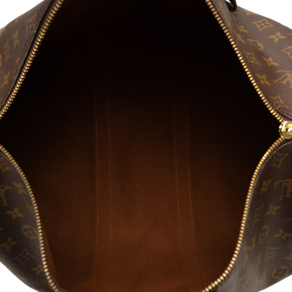 ルイ ヴィトン モノグラム キーポル 45 ボストンバッグ M41418 ブラウン PVC レザー レディース LOUIS VUITTON 【中古】