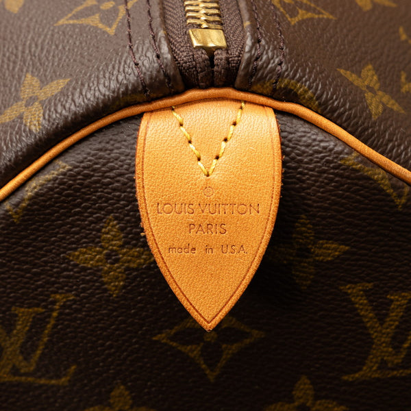 ルイ ヴィトン モノグラム キーポル 45 ボストンバッグ M41418 ブラウン PVC レザー レディース LOUIS VUITTON 【中古】