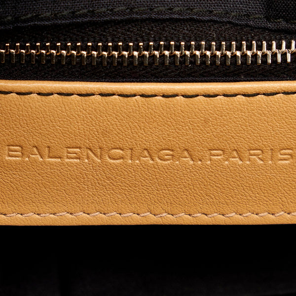 バレンシアガ シティ ベージュ スウェード ハンドバッグ ショルダーバッグ 2WAY レディース BALENCIAGA 【中古】