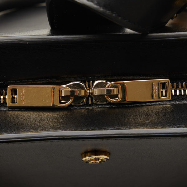 サンローラン カバス カサンドラ ハンドバッグ ショルダーバッグ 2WAY 672667 ブラック レザー レディース SAINT LAURENT 【中古】