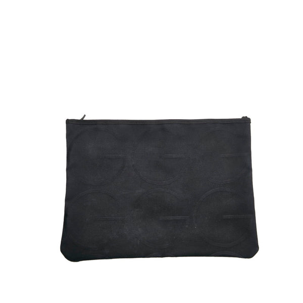 グッチ ビッグ ショルダーバッグ トートバッグ 123430 ブラック キャンバス レディース GUCCI 【中古】