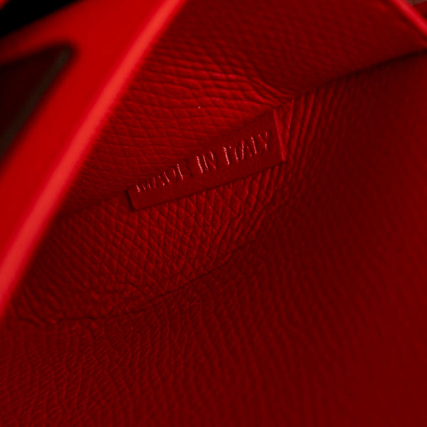 クリスチャンルブタン カバイカー トートバッグ ブラック レッド グレインレザー レディース Christian Louboutin 【中古】