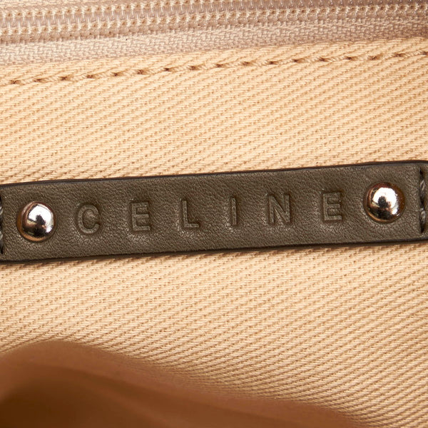 セリーヌ ハンドバッグ WC-SA-0049 カーキ パテントレザー レディース CELINE 【中古】