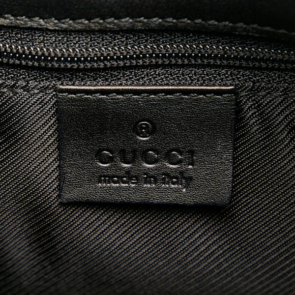 グッチ GGキャンバス ミニ トートバッグ ハンドバッグ 0021099 ベージュ ブラック キャンバス レザー レディース GUCCI 【中古】