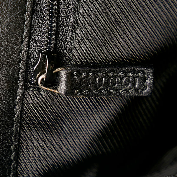 グッチ GGキャンバス ミニ トートバッグ ハンドバッグ 0021099 ベージュ ブラック キャンバス レザー レディース GUCCI 【中古】