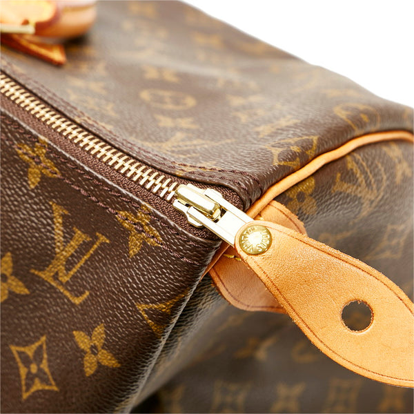 ルイ ヴィトン モノグラム スピーディ40 ハンドバッグ ボストンバッグ M41522 ブラウン PVC レザー レディース LOUIS VUITTON 【中古】