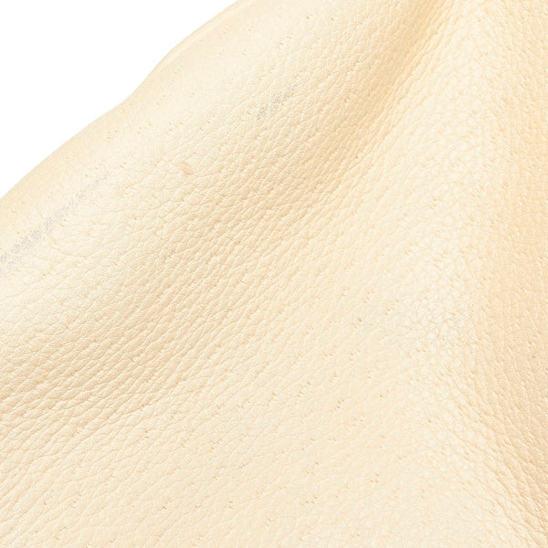 サルヴァトーレフェラガモ ガンチーニ ショルダーバッグ EY-21 5407 ホワイト レザー レディース Salvatore Ferragamo 【中古】