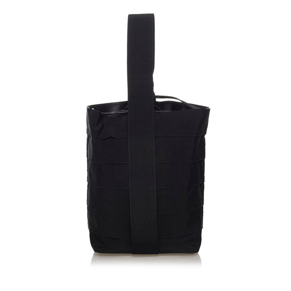 サルヴァトーレフェラガモ ヴァラ ワンショルダーバッグ AU-21 4237 ブラック キャンバス レザー レディース Salvatore Ferragamo 【中古】