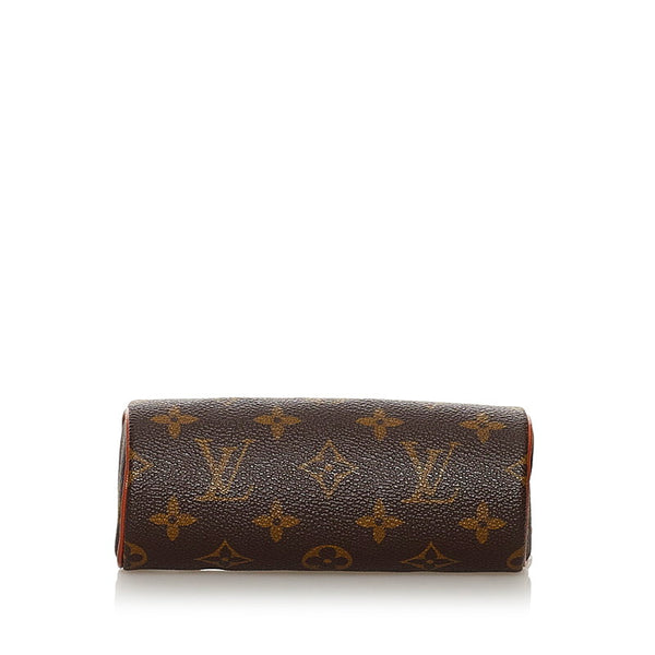 ルイ ヴィトン モノグラム パピヨン 付属 ポーチ ブラウン PVC レザー レディース LOUIS VUITTON 【中古】